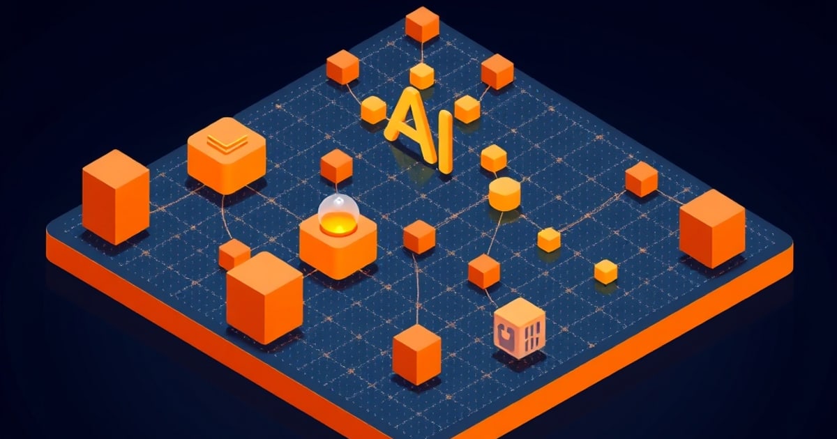 Isometric diagram of governance structures, risk hierarchies, and organizational accountability chains